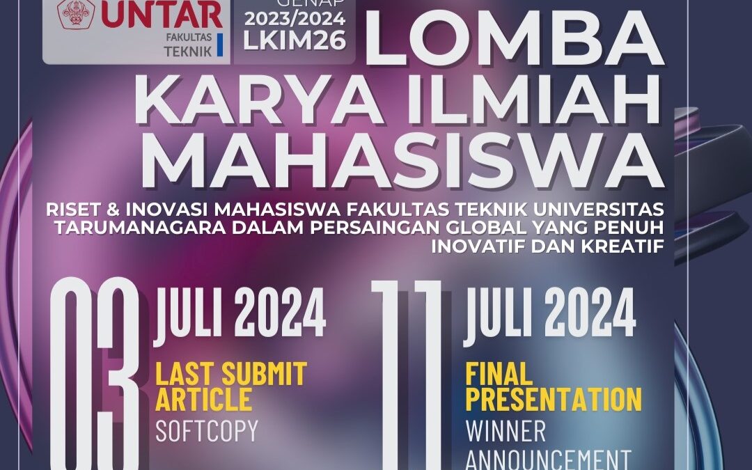 Lomba Karya Ilmiah Mahasiswa XXVI