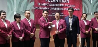 Pimpinan Baru FT Untar Resmi Dilantik, Siap Perkuat Inovasi Akademik dan Riset