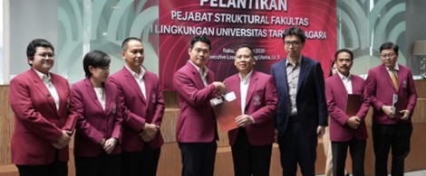 Pimpinan Baru FT Untar Resmi Dilantik, Siap Perkuat Inovasi Akademik dan Riset