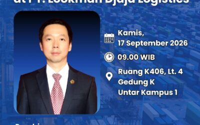 Prodi Teknik Industri Mengadakan Kuliah Tamu bertujuan Mengenalkan Implementasi Logistics 4.0 bersama PT Lookman Djaja Logistics